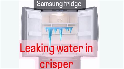 why is my samsung refrigerator leaking water|4 Reasons Why Your Samsung Refrigerator is。